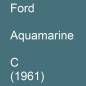 Preview: Ford, Aquamarine, C (1961).